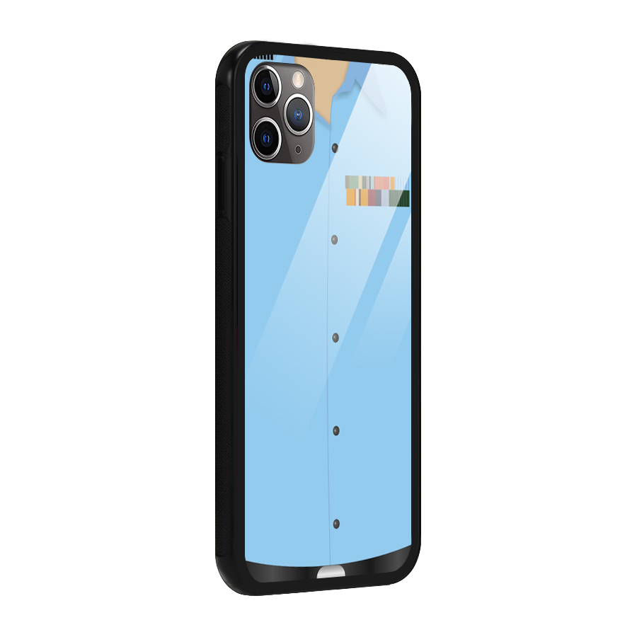 Air Force Uniform Glass Back Case for iPhone 11 Pro Max