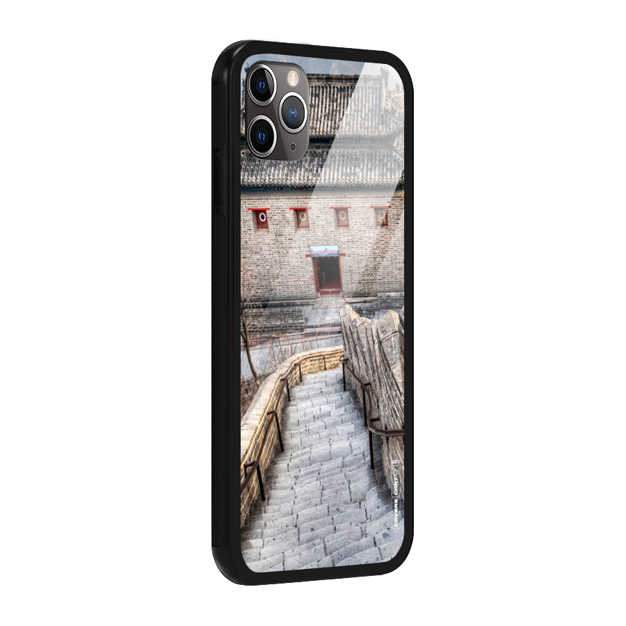 Ancient Strairs Glass Back Case for iPhone 11 Pro Max