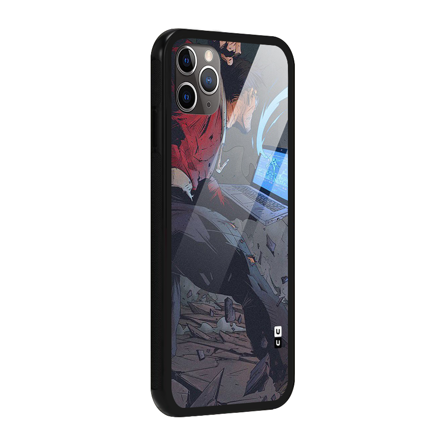 Angry Programmer Glass Back Case for iPhone 11 Pro Max