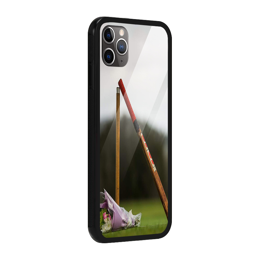 Bat Wicket Glass Back Case for iPhone 11 Pro Max