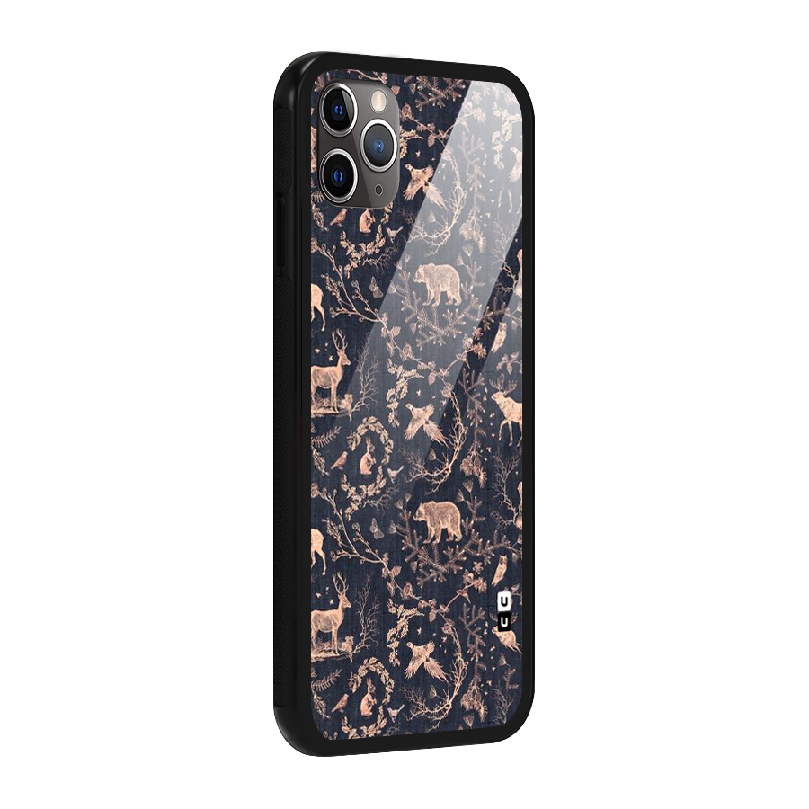Beautiful Animal Design Glass Back Case for iPhone 11 Pro Max