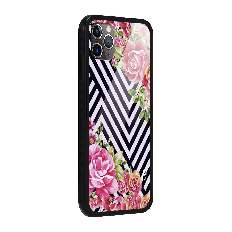 Bloom Zig Zag Glass Back Case for iPhone 11 Pro Max