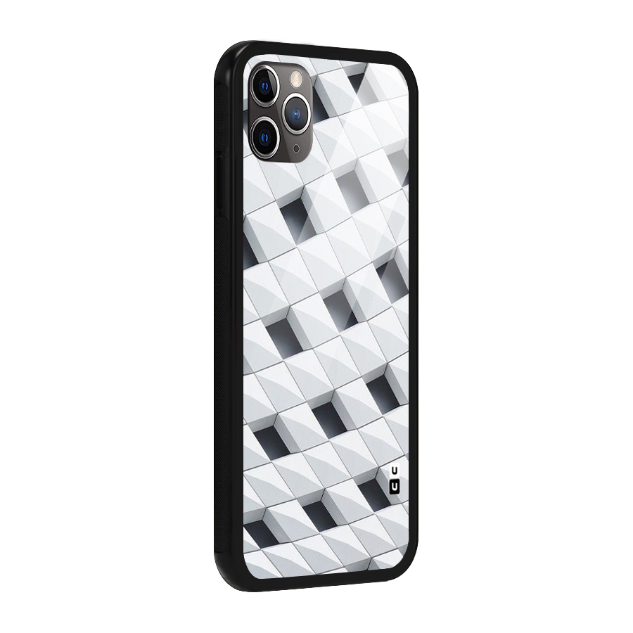 Building Pattern Glass Back Case for iPhone 11 Pro Max