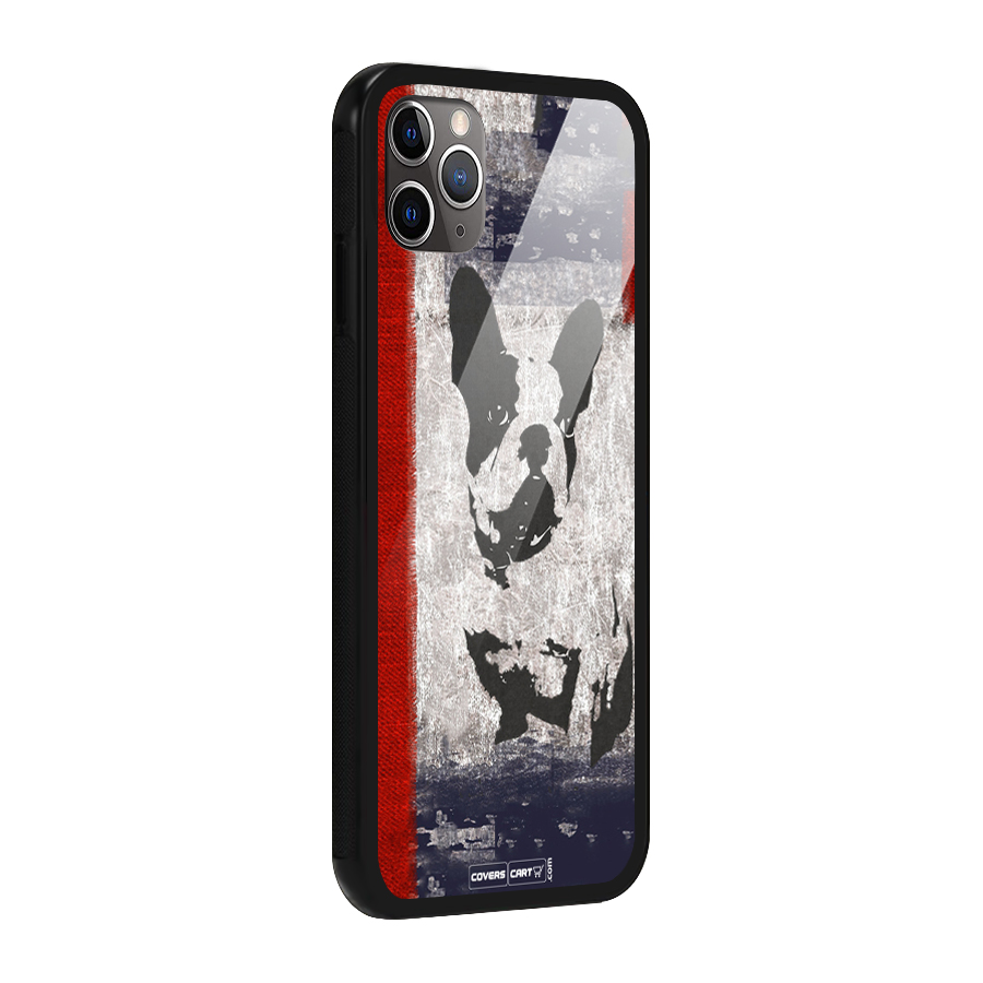 Bull Dog Glass Back Case for iPhone 11 Pro Max
