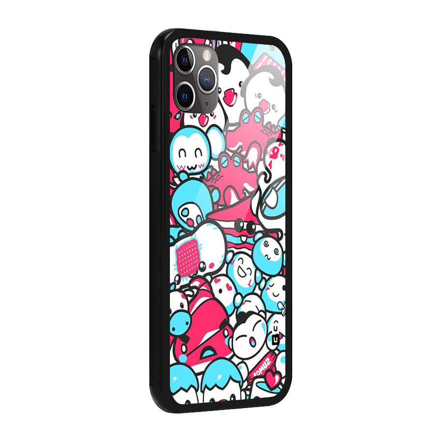 Bunny Quirk Glass Back Case for iPhone 11 Pro Max