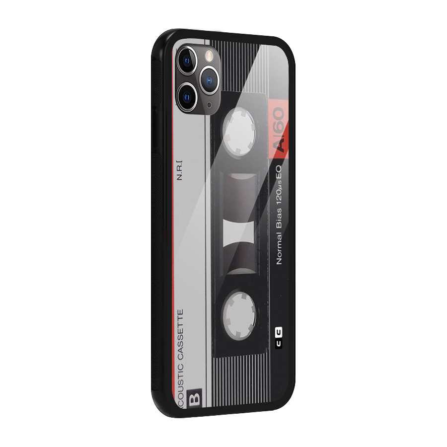 Casette Design Glass Back Case for iPhone 11 Pro Max