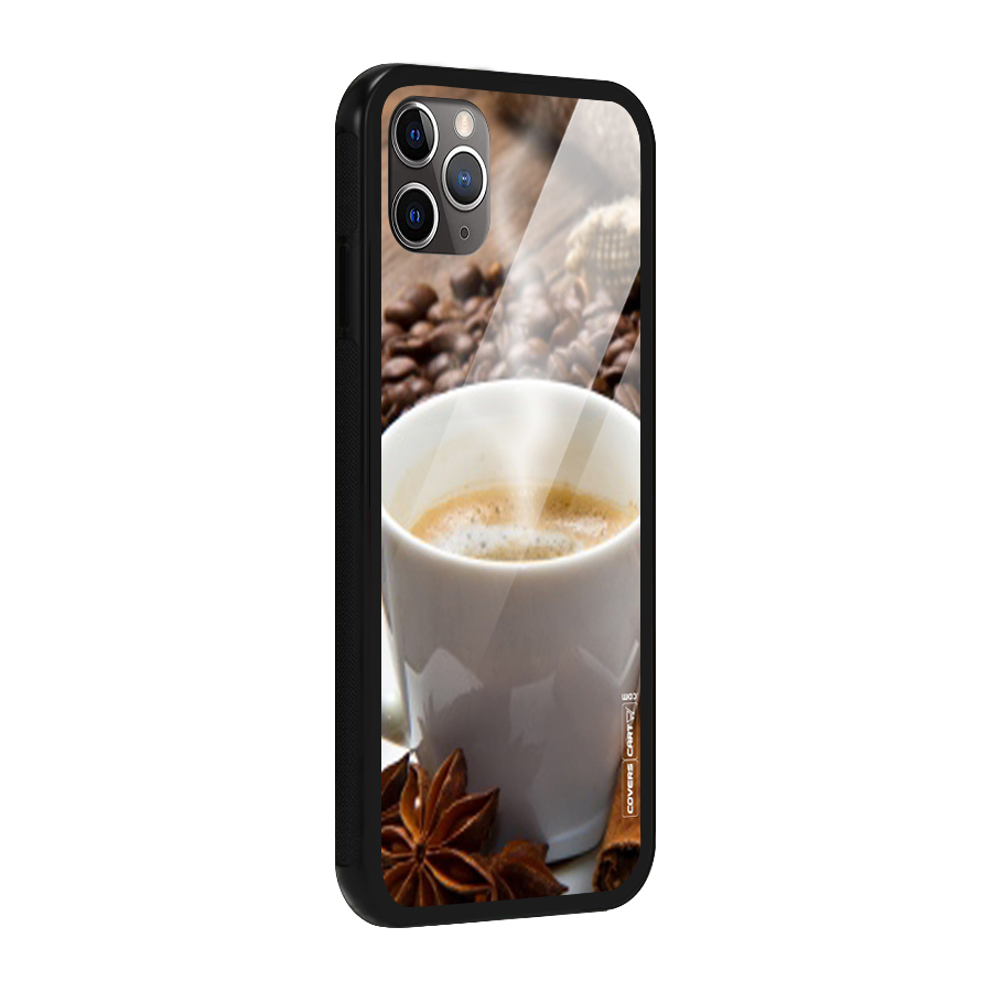 Classic Coffee Beans Glass Back Case for iPhone 11 Pro Max