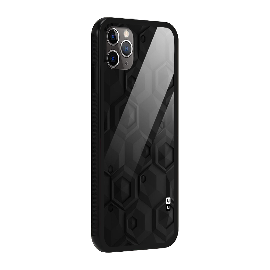 Classic Hexa Glass Back Case for iPhone 11 Pro Max