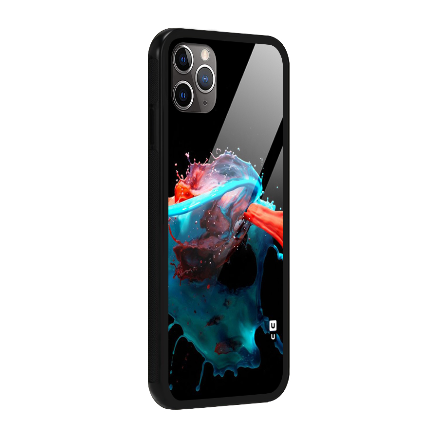 Colour War Glass Back Case for iPhone 11 Pro Max