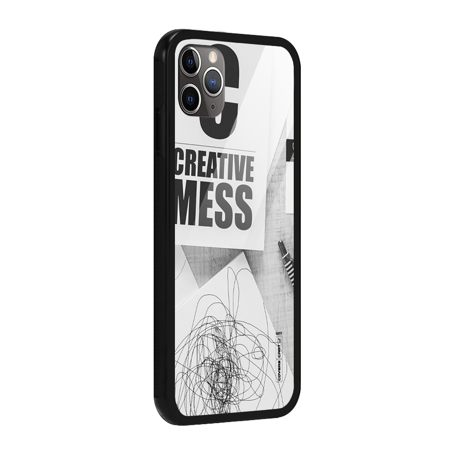 Creative Mess Glass Back Case for iPhone 11 Pro Max
