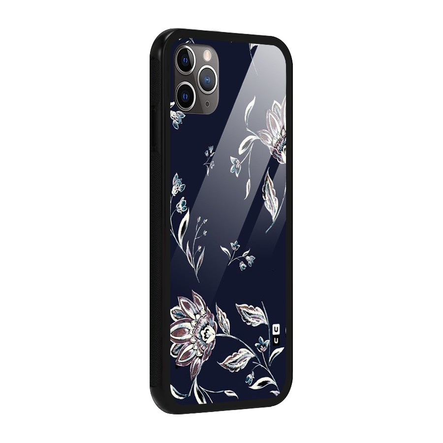 Cute Petals Glass Back Case for iPhone 11 Pro Max