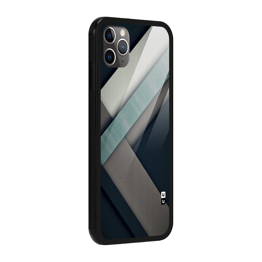 Dark Stripes Glass Back Case for iPhone 11 Pro Max