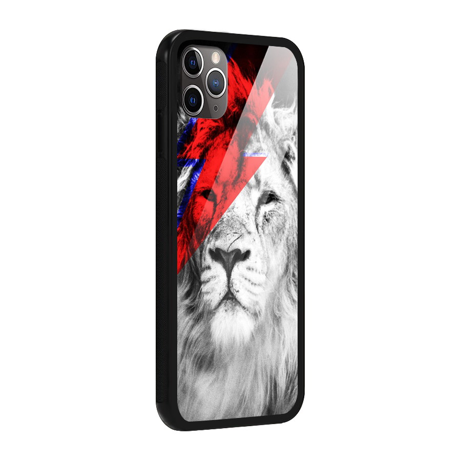 Fearless Lion Glass Back Case for iPhone 11 Pro Max