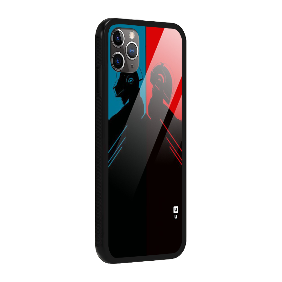 Fight Colours Glass Back Case for iPhone 11 Pro Max