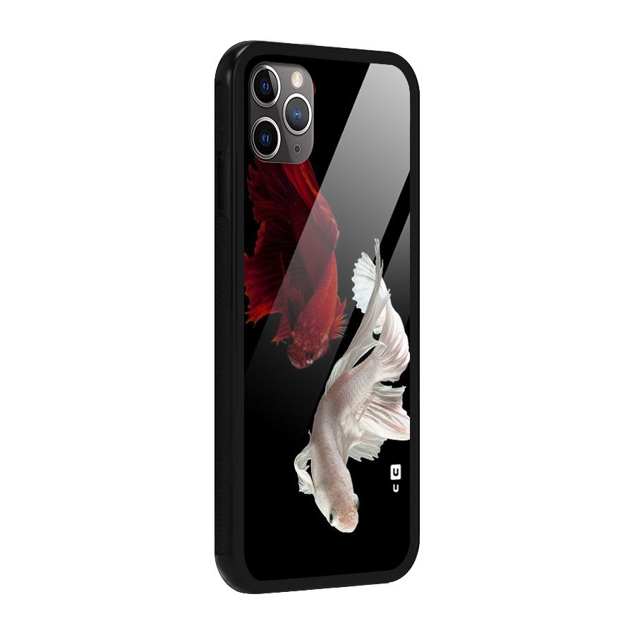 Fish Design Glass Back Case for iPhone 11 Pro Max