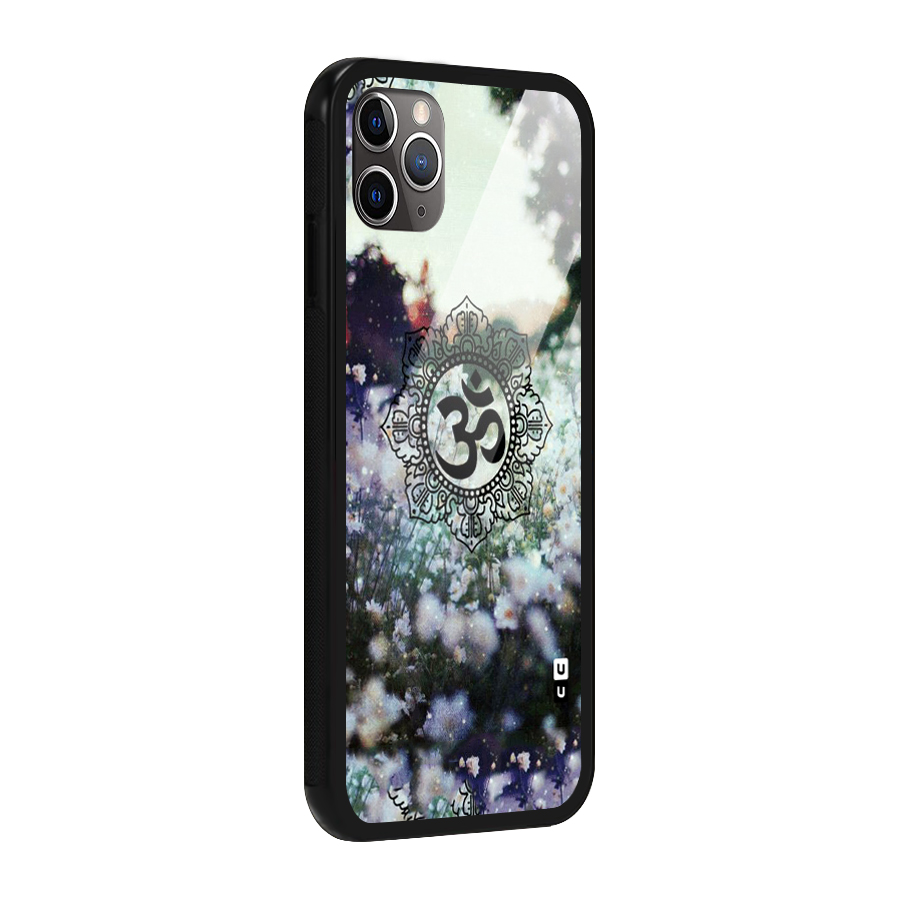 Floral Pray Glass Back Case for iPhone 11 Pro Max