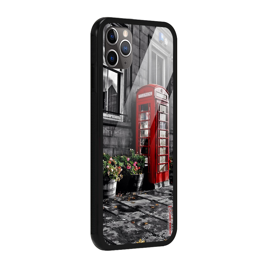 Flower And Booth Glass Back Case for iPhone 11 Pro Max