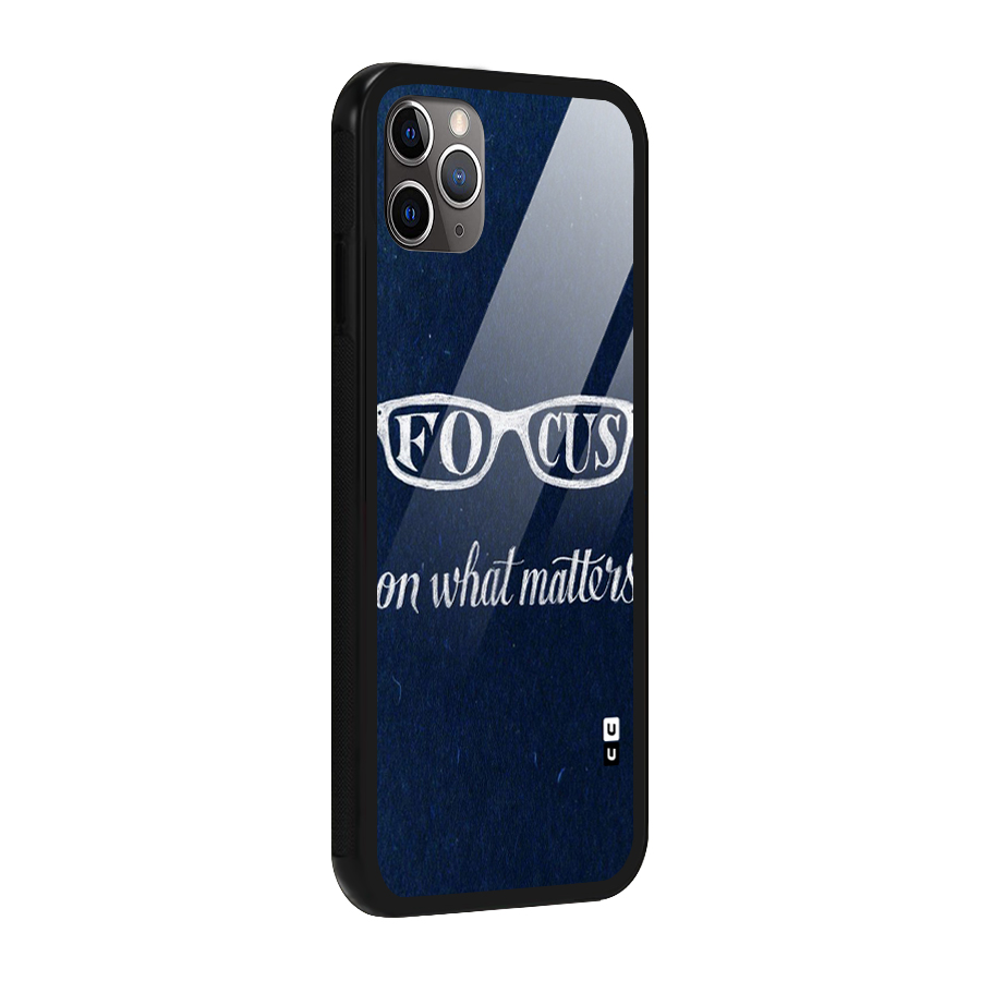 Focus Matters Glass Back Case for iPhone 11 Pro Max