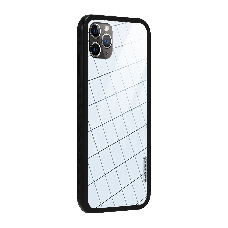 Glass Square Wall Glass Back Case for iPhone 11 Pro Max