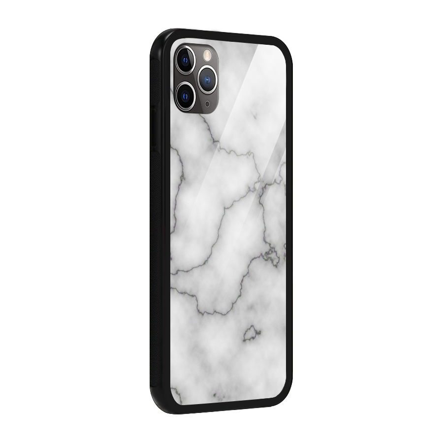 Grey Marble Glass Back Case for iPhone 11 Pro Max