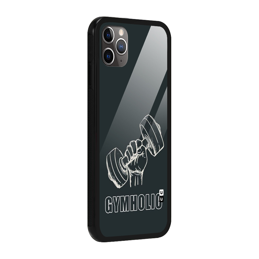 Gymholic Design Glass Back Case for iPhone 11 Pro Max