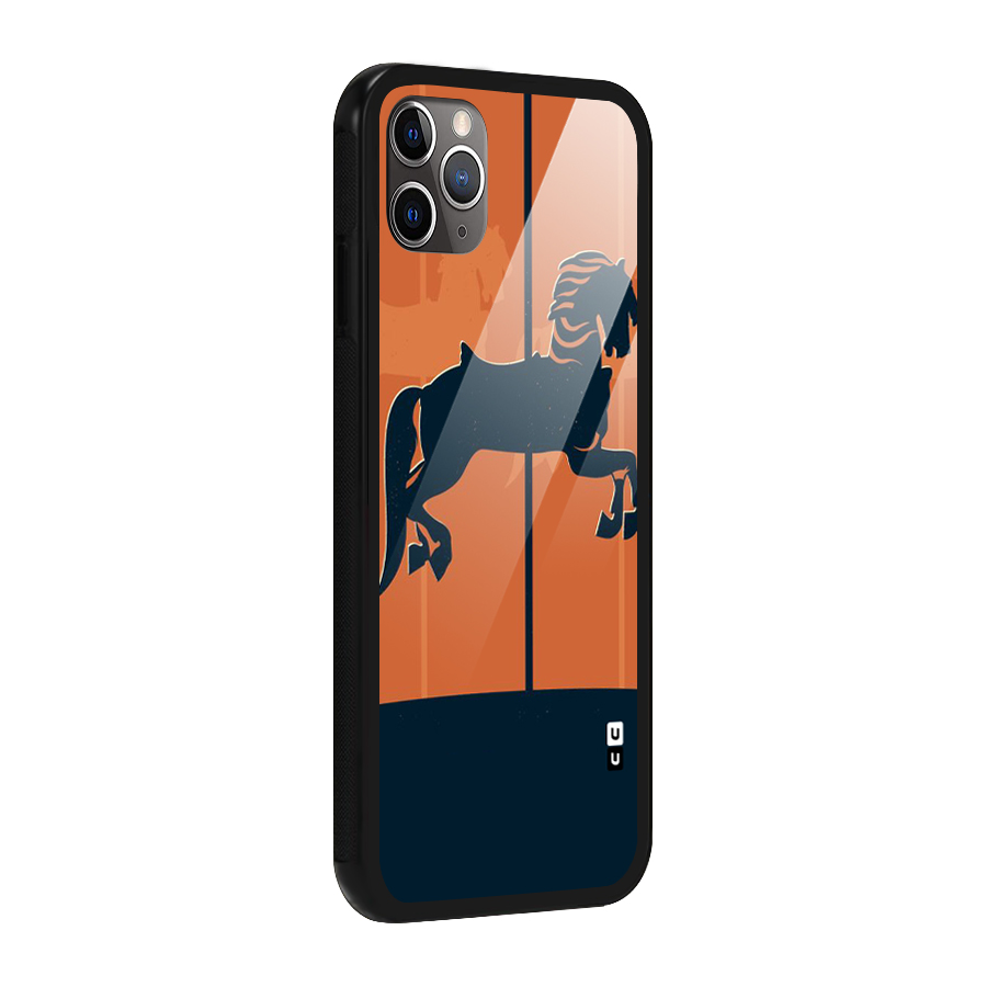 Horse Glass Back Case for iPhone 11 Pro Max