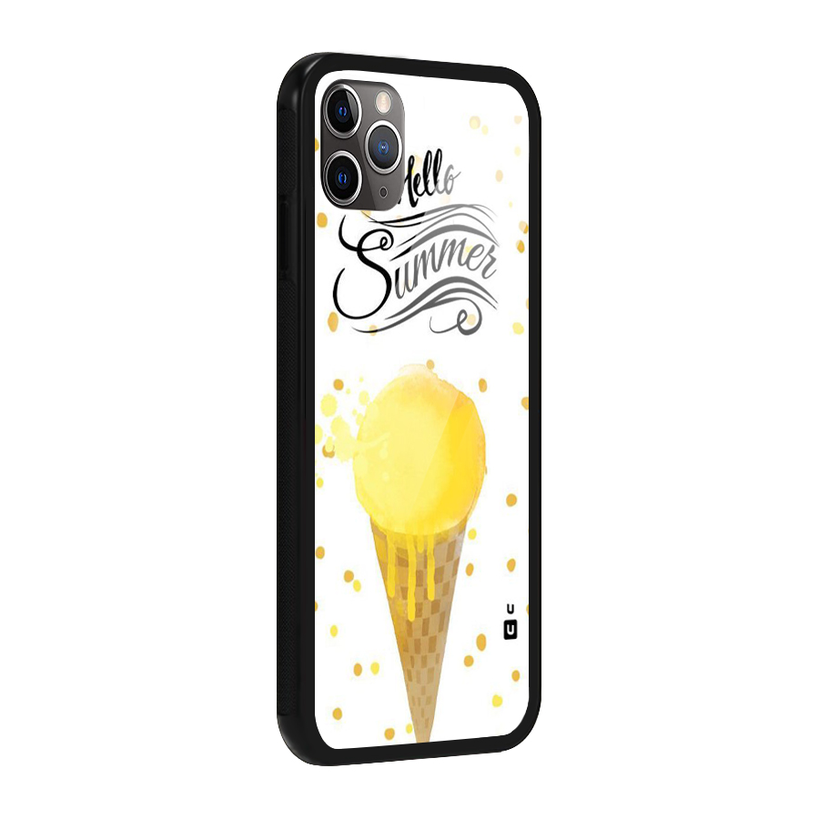 Ice Cream Summer Glass Back Case for iPhone 11 Pro Max