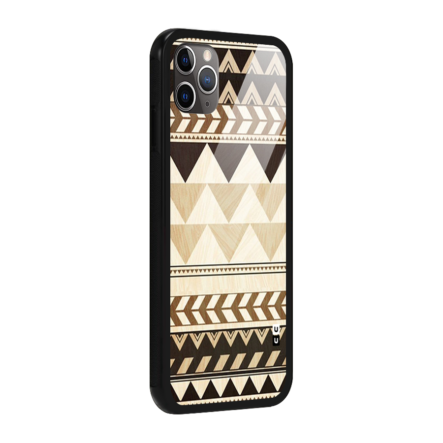Indie Pattern Work Glass Back Case for iPhone 11 Pro Max