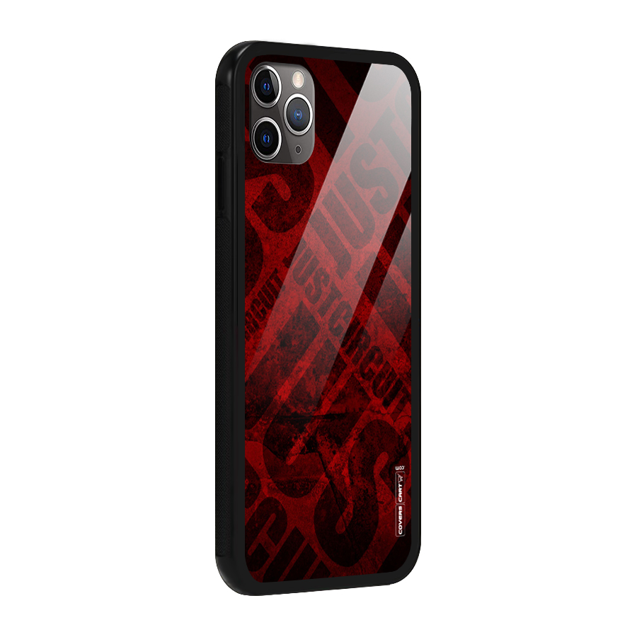 Just Circuit Glass Back Case for iPhone 11 Pro Max