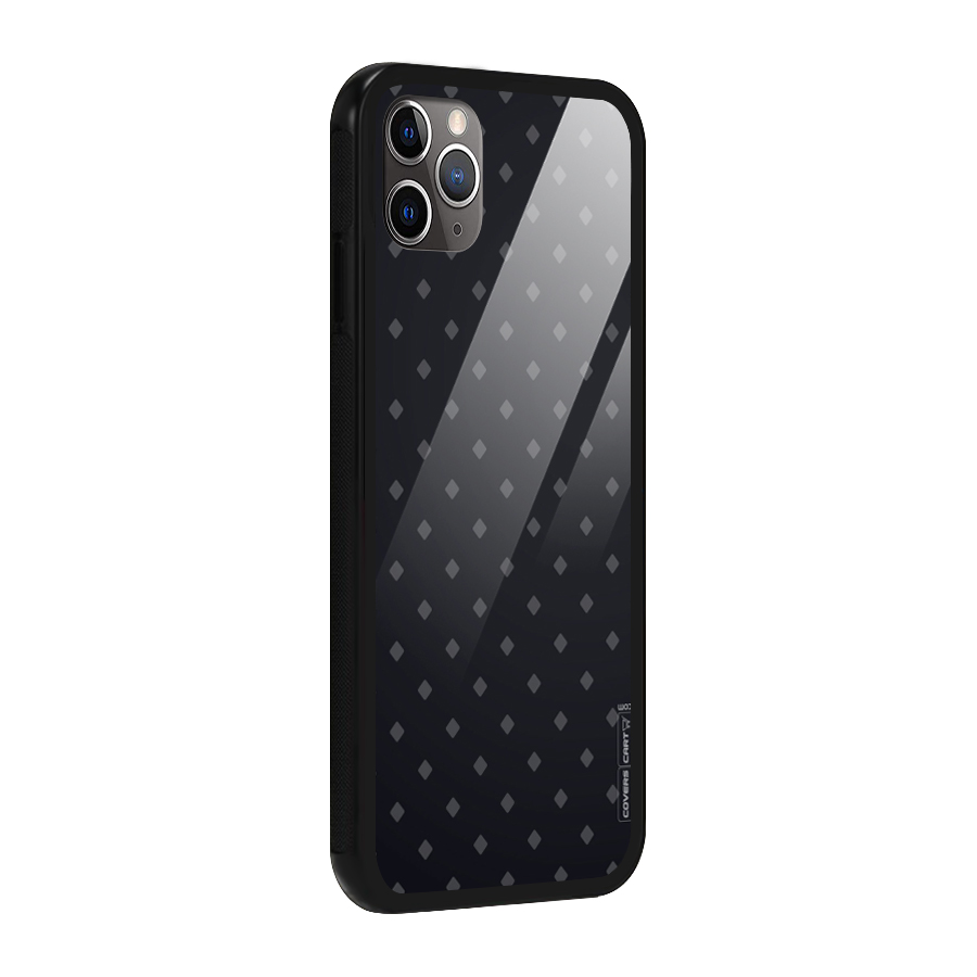 Lavish Diamond Pattern Glass Back Case for iPhone 11 Pro Max