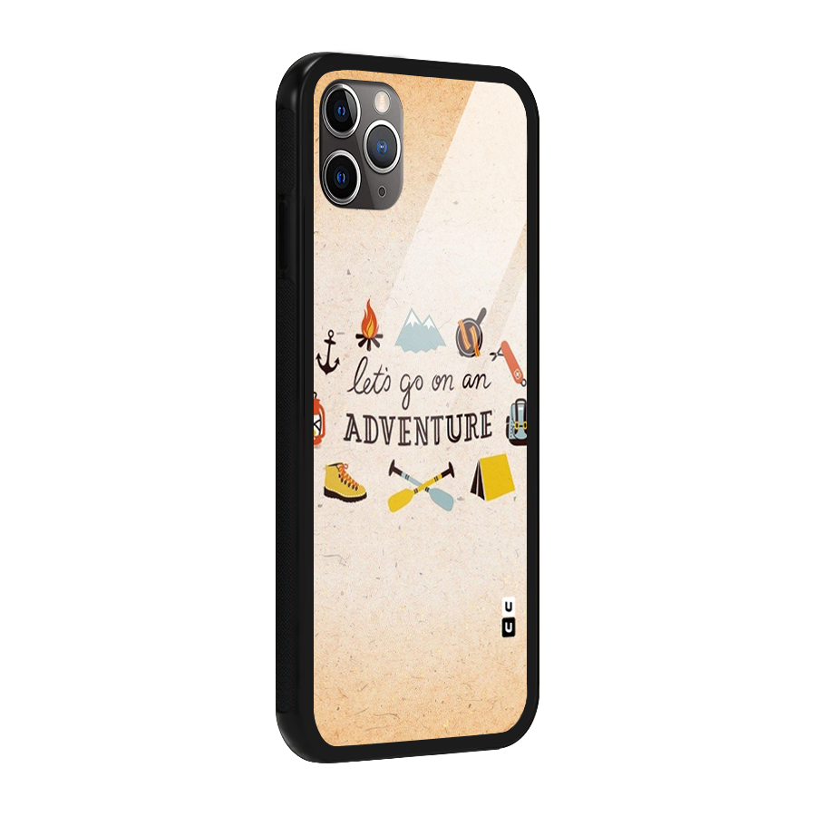 Lets Adventure Life Glass Back Case for iPhone 11 Pro Max
