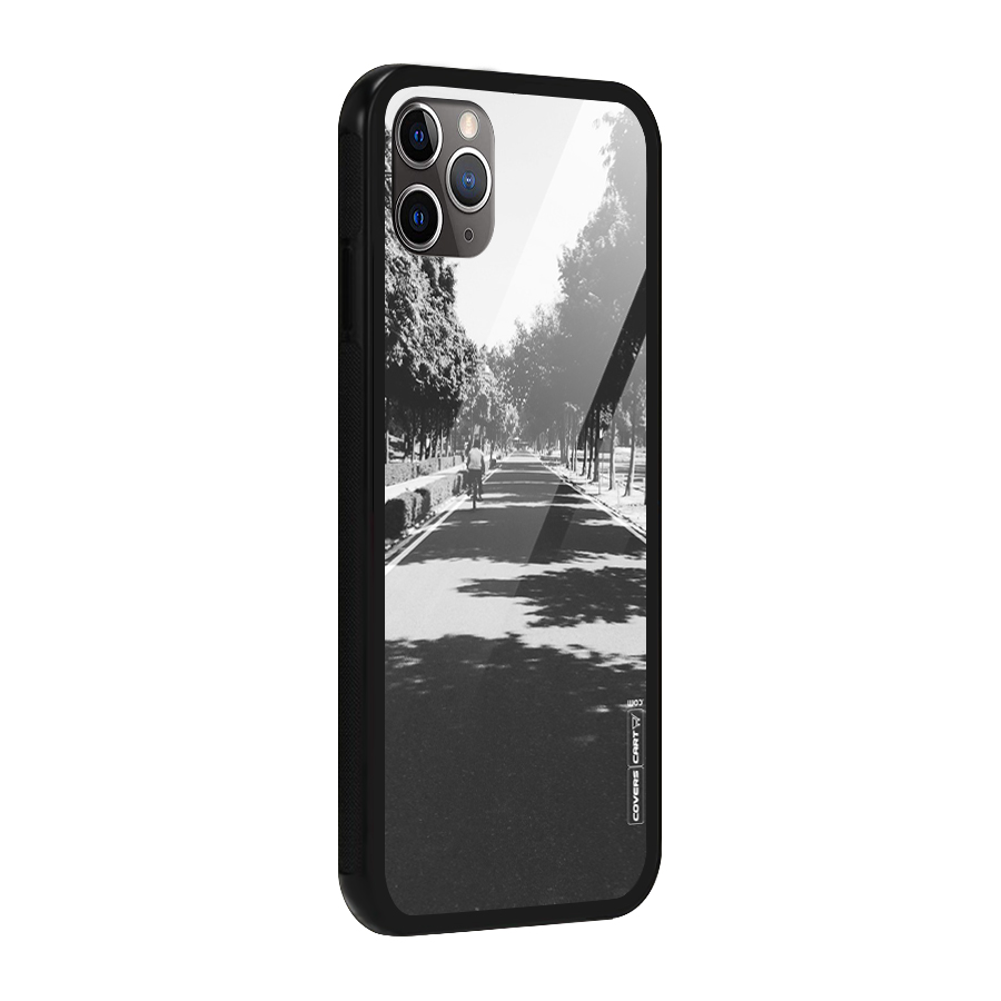 Monochrome Path Glass Back Case for iPhone 11 Pro Max