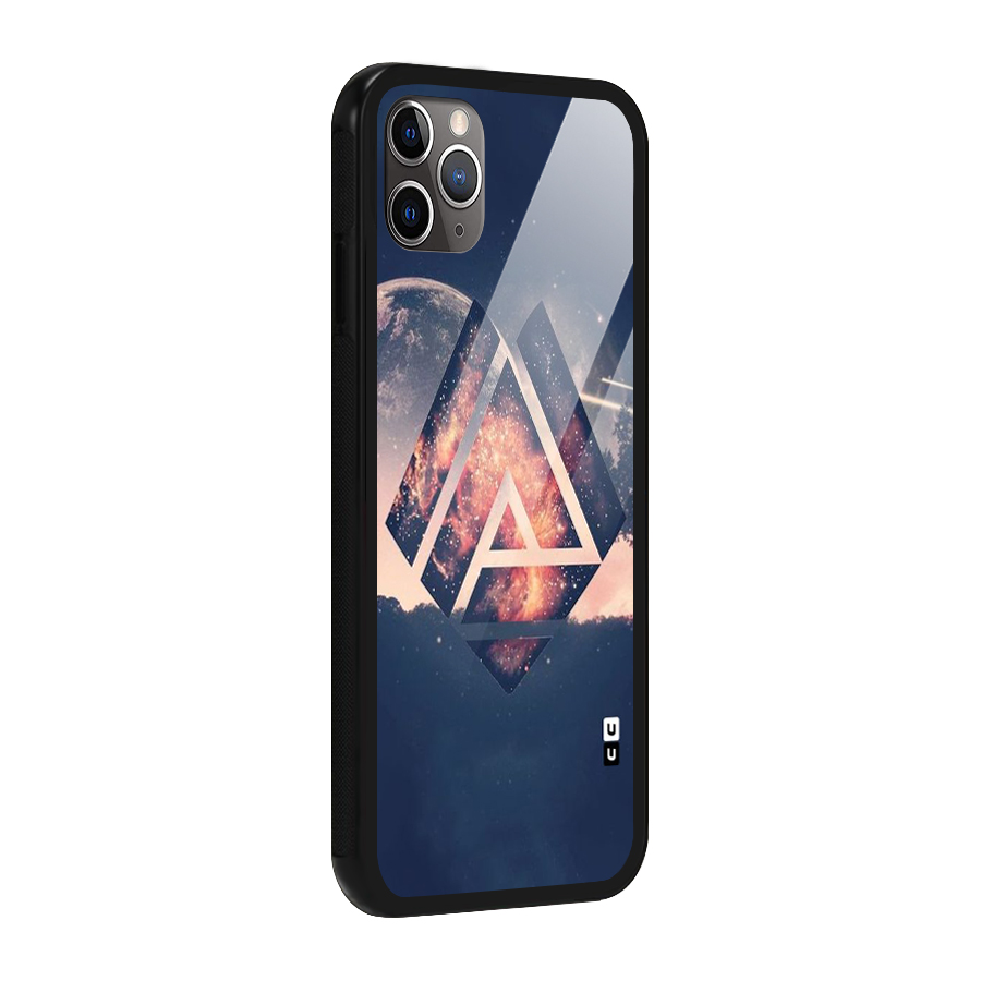 Moon Abstract Glass Back Case for iPhone 11 Pro Max