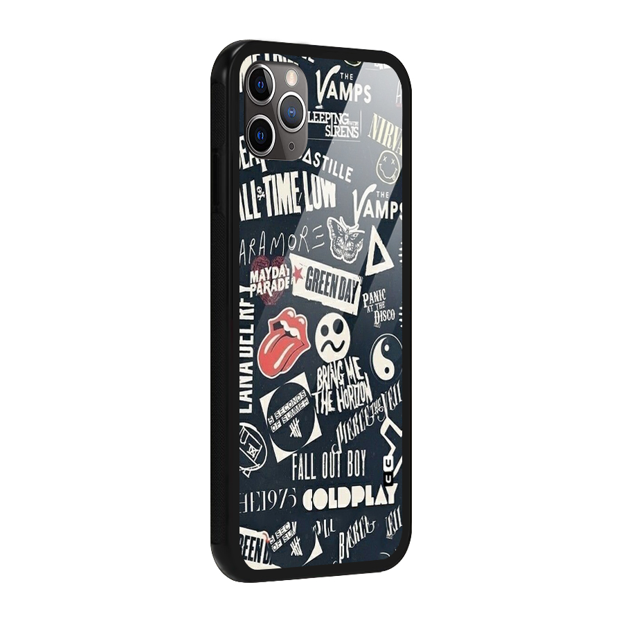 Music My Paradise Glass Back Case for iPhone 11 Pro Max