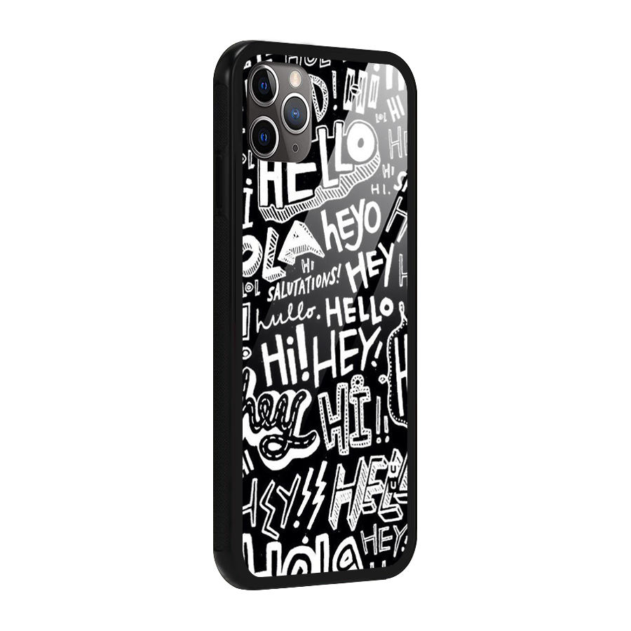 My Friend Glass Back Case for iPhone 11 Pro Max