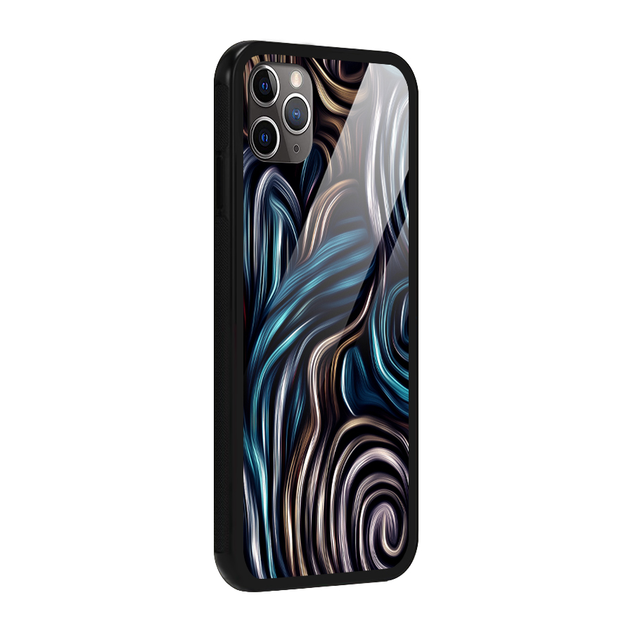 Oil Paint Artwork Glass Back Case for iPhone 11 Pro Max