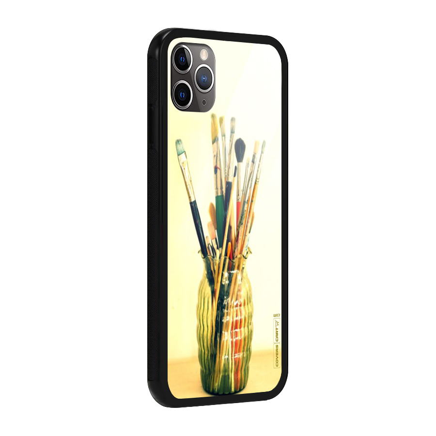 Paint Vass Glass Back Case for iPhone 11 Pro Max