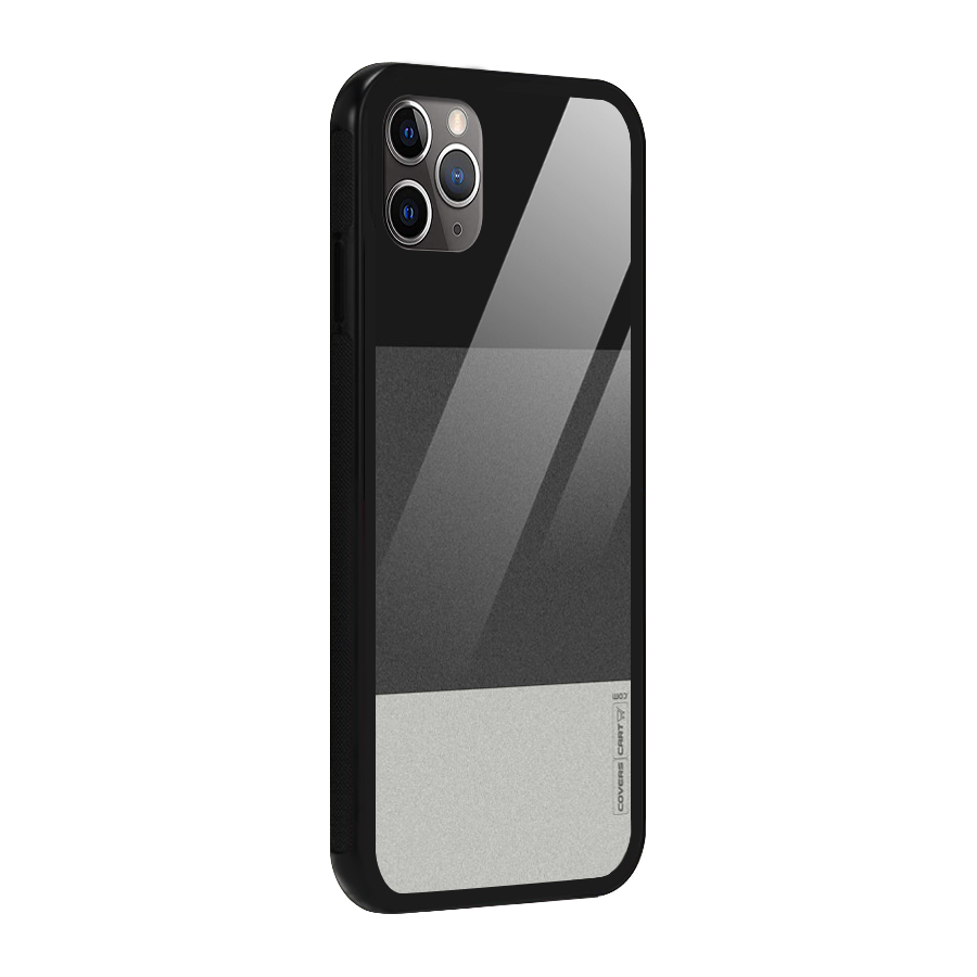 Pastel Black and Grey Glass Back Case for iPhone 11 Pro Max
