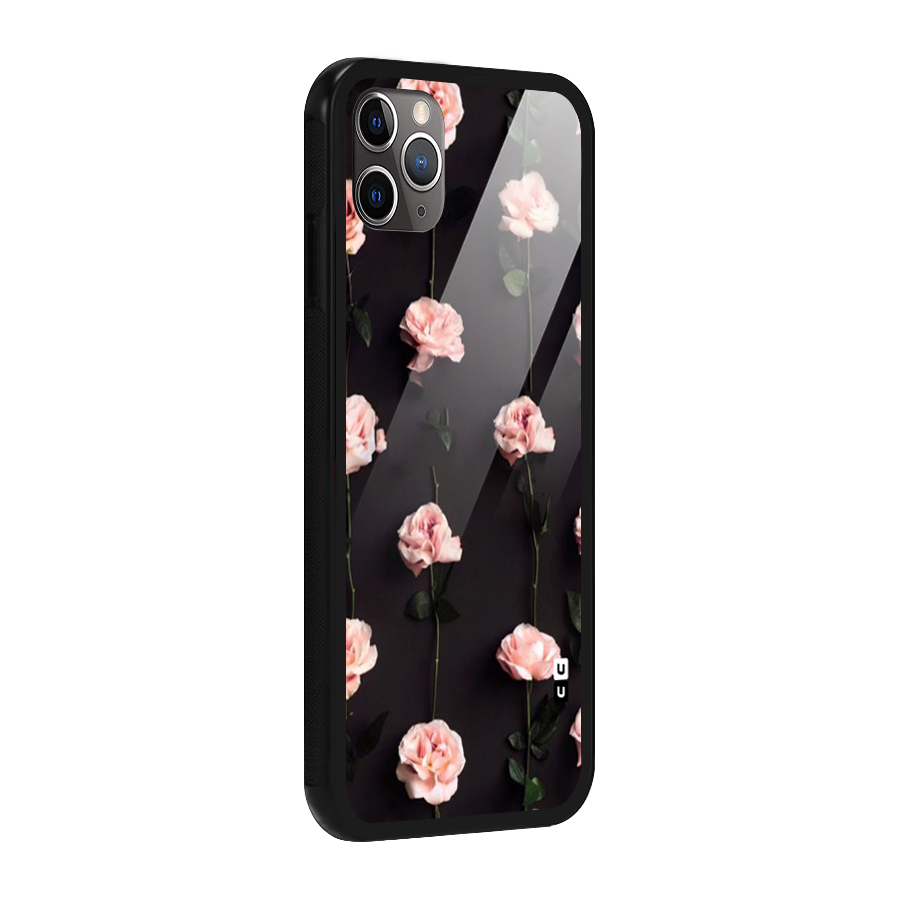 Pink Roses Glass Back Case for iPhone 11 Pro Max