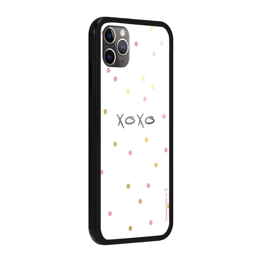 Polka Hugs Glass Back Case for iPhone 11 Pro Max