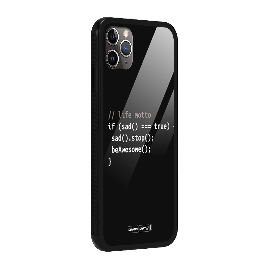 Programmers Life Glass Back Case for iPhone 11 Pro Max