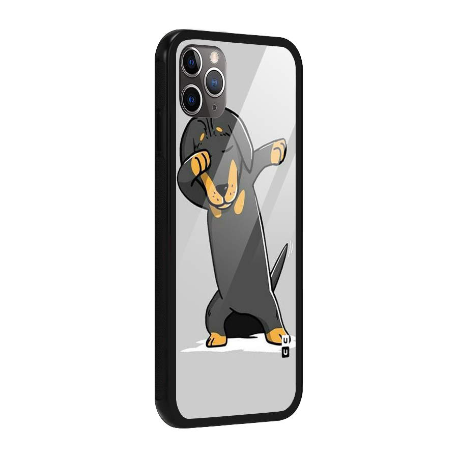 Puppy Dab Glass Back Case for iPhone 11 Pro Max