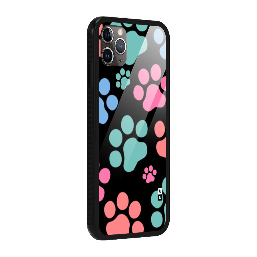 Puppy Paws Glass Back Case for iPhone 11 Pro Max