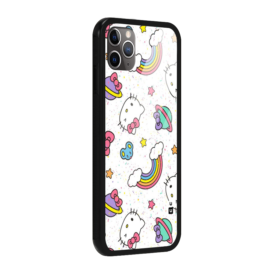 Rainbow Kit Tee Glass Back Case for iPhone 11 Pro Max