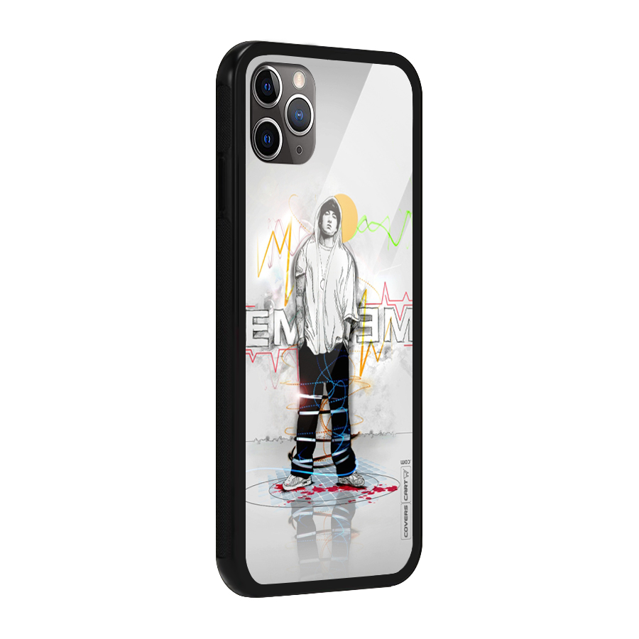 Rap King Eminem Glass Back Case for iPhone 11 Pro Max