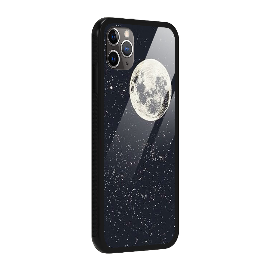 Simple Galaxy Glass Back Case for iPhone 11 Pro Max