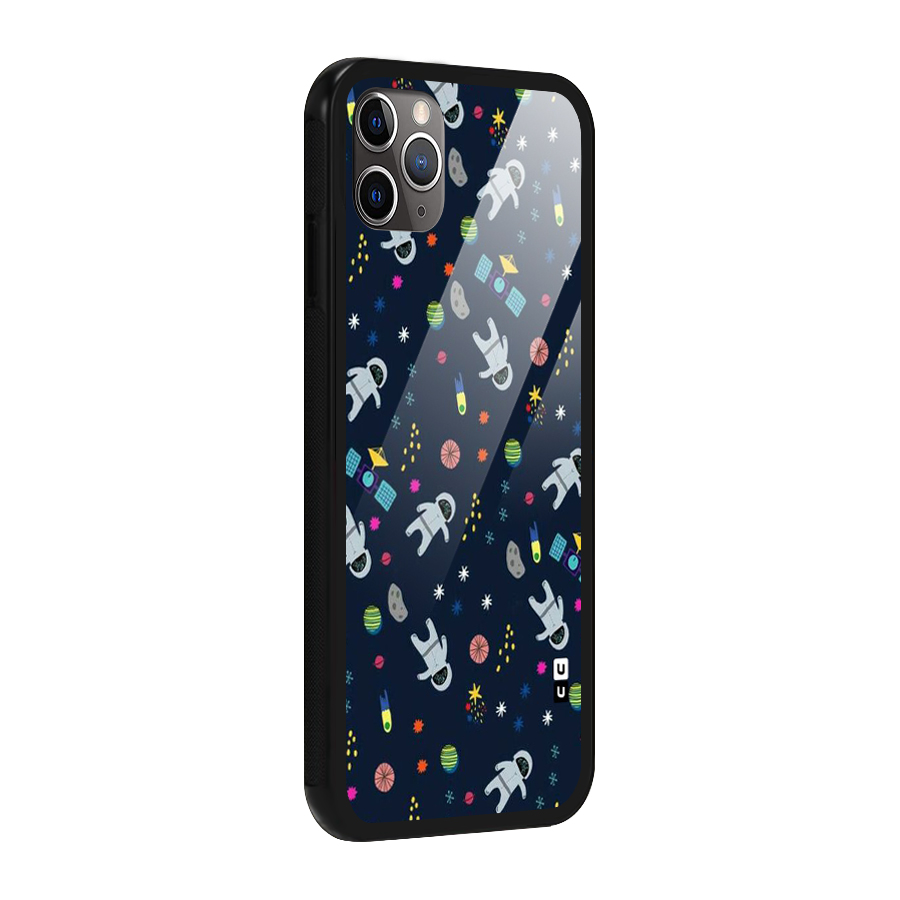 Spaceman Dance Glass Back Case for iPhone 11 Pro Max