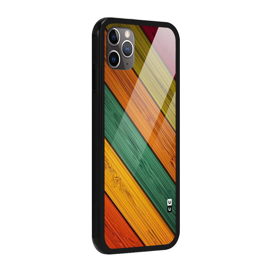 Stripes Classic Design Glass Back Case for iPhone 11 Pro Max