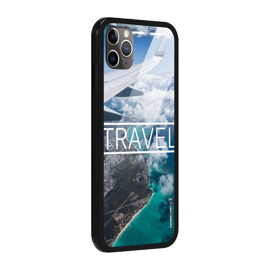Travel Glass Back Case for iPhone 11 Pro Max