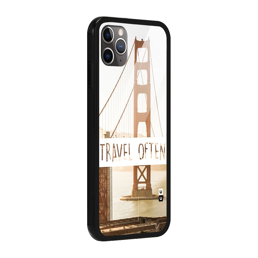 Travel Often Glass Back Case for iPhone 11 Pro Max